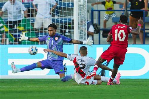 Peru đấu với Canada