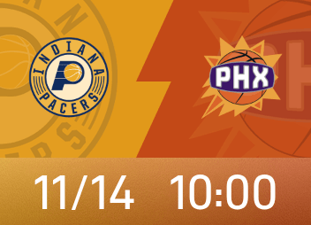 Xem trước Suns vs. Pacers: Có sự chênh lệch lớn về trình độ cạnh tranh giữa hai đội và Booker dẫn dắt đội hướng tới 5 chiến thắng liên tiếp.