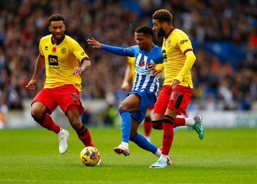 Brighton đấu với Sheffield United